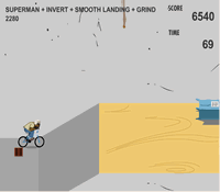 Ϸ :  5 
ָ : 4 
ʱھ : ƤƤ
 :  ʮ 
ÿշ : ͭ 1 ö
 : 11  = 1 ö
 : BMX - Ϸ
Ϸ˵ : : F,Aɷ,SPACE,пS,D,,滨ʽ,